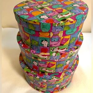 🌸🌸Cute Cartoon Cats Stackable Boxes🌸🌸